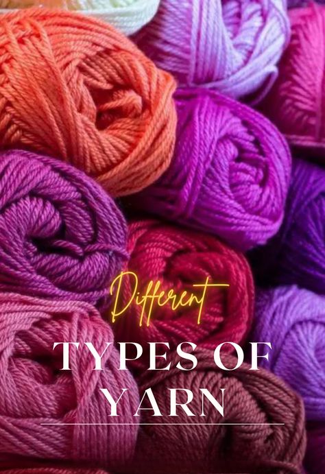 Different Yarn Types: How to Choose the Right One for Your Project Different Types Of Yarn, Yarn Color Combinations, Spinning Yarn, Fabric Yarn, Types Of Yarn, Knitted Blankets, Yarn Crafts, Yarn Colors, Choose The Right