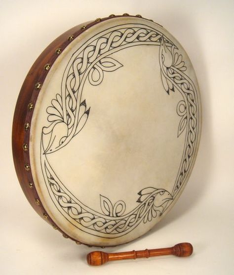 Bodhran Drum, Shaman Drum, Gourd Ideas, Celtic Music, Drum Lessons, Leather Crafting, Irish Music, Forest Bathing, Irish Eyes