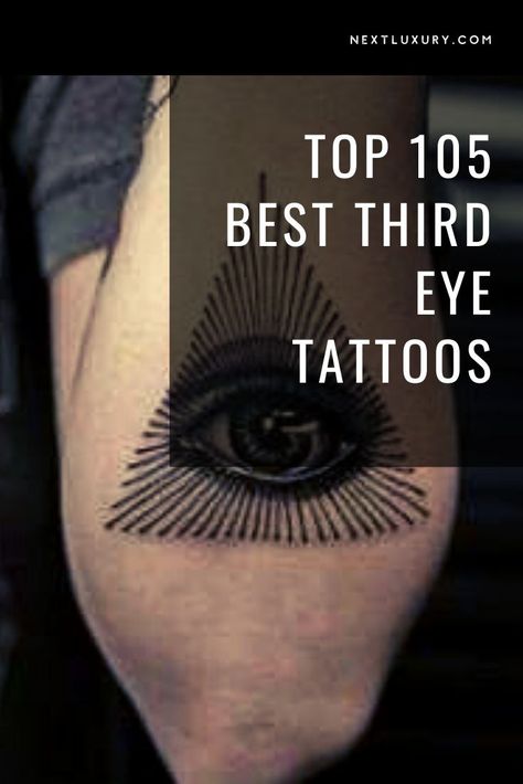 Clairvoyant Tattoo Ideas, The Third Eye Tattoo, Third Eye Tattoo For Women, 3rd Eye Art Spiritual, Soul Tattoo Spiritual, Third Eye Chakra Tattoo, Spiritual Eye Tattoo, Triangle With Eye, Third Eye Tattoo Design