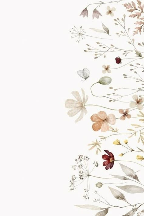 Whats Wallpaper, 심플한 그림, Floral Backgrounds, Wallpaper Flower, Elegant Watercolor, 수채화 그림, Watercolor Flower Art, Flower Background Wallpaper, Iphone Background Wallpaper