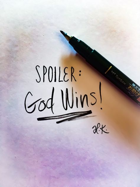 Spoiler God Wins Wallpaper, God Wins Wallpaper, Spoiler Alert God Wins, Spoiler God Wins, God Is Enough, God Wins, God Things, Sports Lover, Spoiler Alert