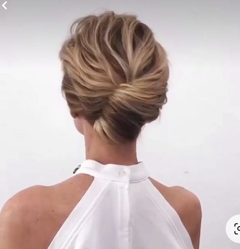 Chic Hair, Hair Upstyles, Easy Hair Updos, Long Hair Updo, Peinados Fáciles Para Cabello Corto, Hair Tutorials For Medium Hair, Hair Up Styles, Bun Hairstyles For Long Hair, Penteado Cabelo Curto