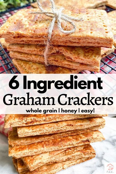 Healthy Graham Crackers, Homemade Crackers Recipe, Summer Desserts Easy Healthy, Graham Cracker Recipes, Healthy Crackers, Homemade Graham Cracker Crust, Marshmallow Dip, Homemade Graham Crackers, Homemade Crackers