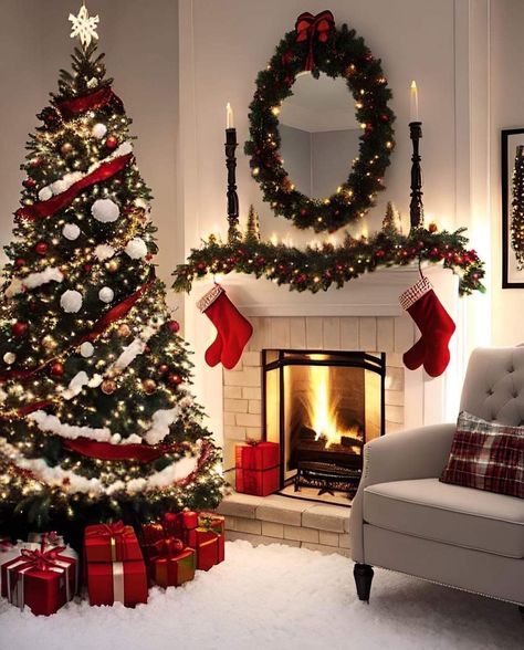 Christmas Sitting Room Ideas, Christmas Tree Styles, Christmas Core, Unique Tree Toppers, Winter Christmas Tree, Christmas Home Decorations, Luxury Christmas Decor, Best Christmas Tree, Background Psd