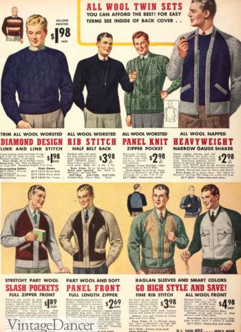 Old School Outfits Men, Men Wardrobe, Old School Outfits, 1950s Men, Vintage Catalog, Romantic Questions, Retro Sweater, Vintage Mens Fashion, Turtleneck Shirt