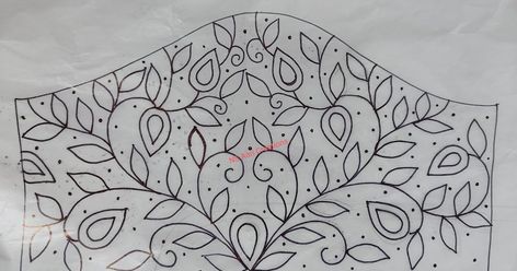 Tracing Design, Owls Wallpaper, Aari Design, Flower Pattern Drawing, Hand Work Design, Tracing Sheets, Aari Designs, Aari Blouse, Birds Embroidery Designs