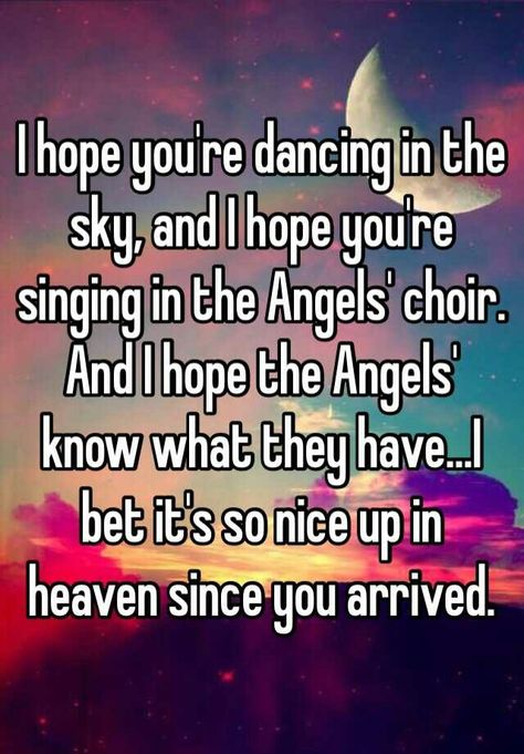 Dancing In The Sky, Sky Quotes, Mom In Heaven, Birthday In Heaven, Heaven Quotes, Miss You Mom, General Quotes, Awakening Quotes, My Guardian Angel