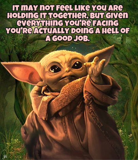 Yoda Quotes Funny, Yoda Images, Yoda Quotes, Yoda Meme, Yoda Funny, Funny Motivational Quotes, Cute Good Night, Inspirational Signs, Cute Messages