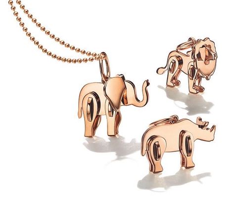 2022 Jewelry, Record Display, Wild Elephant, Dream Items, Chinese Astrology, Gold Elephant, Gold Pendants, Tiffany Jewelry, Rose Gold Pendant