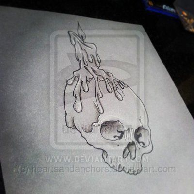 Yh Skull With Candle, Candle Tattoo Design, Candle Drawing, Candle Tattoo, Scary Drawings, Drawing Designs, Realistic Drawing, Skulls Drawing, Skull Candle