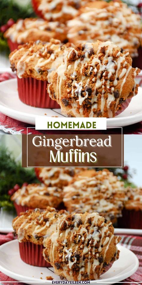 Christmas Brunch Muffins, Muffins For Christmas, Christmas Morning Sweet Breakfast, Christmas Muffin Recipes, Christmas Muffin Ideas, Muffin Recipes Christmas, Christmas Cruffins, Christmas Breakfast Muffins, Best Homemade Muffins