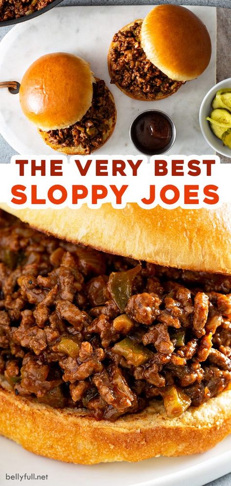 Best Sloppy Joe Recipe, Sloppy Joe Recipe Easy, Homemade Sloppy Joe Recipe, Sloppy Joe Recipe, Sloppy Joes Easy, Loose Meat Sandwiches, Homemade Sloppy Joes, Joe Recipe, Meat Sandwich