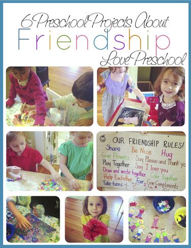 Friendship Projects, Friendship Theme Preschool, Preschool Kindness, Kindergarten Friendship, Prek Valentines, Friendship Activities Preschool, Friendship Friday, Friendship Week, Friendship Rules