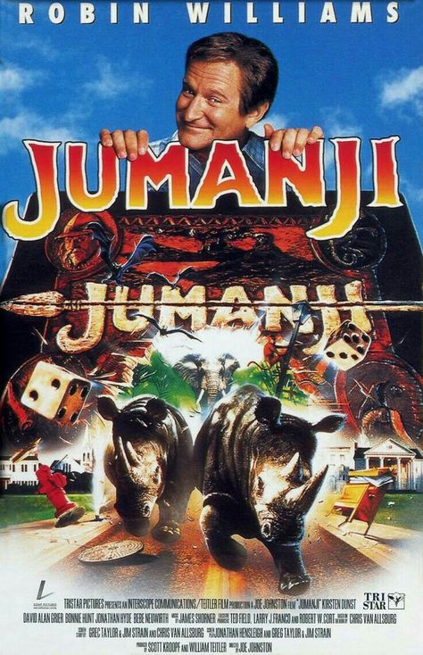 Robin Williams Jumanji, Jumanji 1995, Bonnie Hunt, Jumanji Movie, Movies Worth Watching, Bonnie Hunter, Childhood Movies, Kids' Movies, Kirsten Dunst