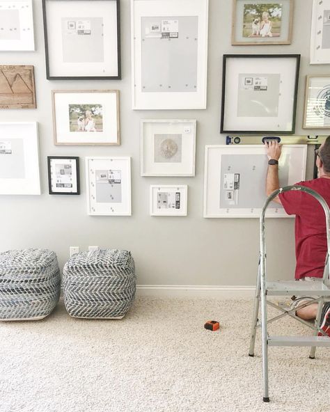 BIG old gallery wall install today.... happy Friday!! 🙌 #ikea #ribba #wayfair #ShareWithWayfair #targetstyle #gallerywall #interiorstylist Ikea Ribba Gallery Wall, Ribba Gallery Wall, Gallery Walls, Target Style, Interior Stylist, Rose Design, Happy Friday, Gallery Wall, Bedroom