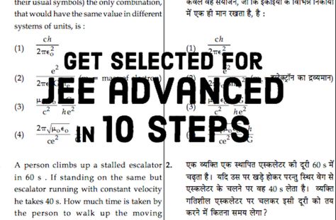 Even with 5-7 months to prepare, it's possible to do well in the JEE Main and be selected in the JEE Advanced. And the secret is: You can get a good rank too, in JEE Advanced! Jee Advanced, Study Related, Study Skills, Bts Book, Study Motivation, Study Tips, Good Books, The Secret, Maine