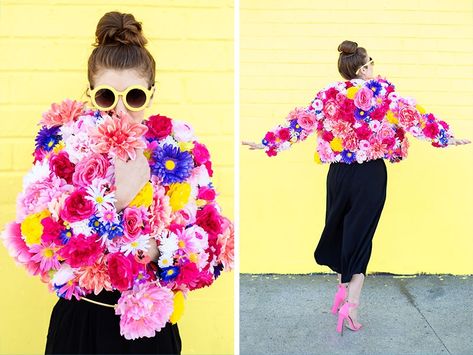 Flower Jacket, Flower Coat, Frankie Magazine, Anne Geddes, Pollen Allergies, Studio Diy, Diy Jacket, Magazine Online, Floral Jacket