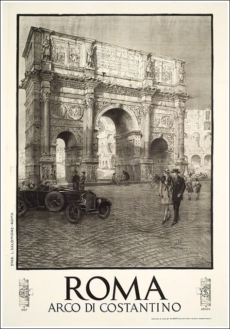 Roma Pictures, Posters Italy, Rome Vintage, Dark Academia Posters, Vintage Italian Posters, Italian Posters, Italy Poster, Vintage Poster Design, Italy Print