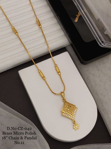 WhatsApp:- +91 7043457060 * How To Order? - Take A Screenshot of The Product - Send It On WhatsApp:- +91 7043457060 - Get It Delivered To Your Doorstep Gold Chain Pendant Designs, Long Mangalsutra, Golden Jewellery, Gold Pendant Set, Pearl Earrings Designs, Chain With Pendant, Gold Bridal Necklace, New Gold Jewellery Designs, Gold Jewellry