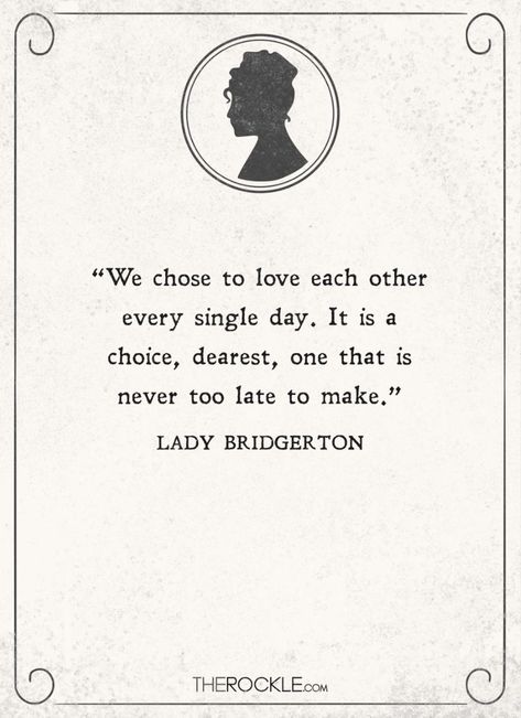 Bridgeton Party, Bridgerton Quotes, Bridgerton Series, Love Is A Choice, Lady Whistledown, Queen Queen, Finishing School, Favorite Book Quotes, Character Quotes