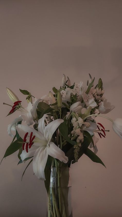 Lily. Low exposure aesthetic. Flowers. Bouquet. Madonna Lily, Lily Bouquet, Love Lily, Madonna, Lily, Instagram Photos, Photo And Video, Instagram Photo, Flowers