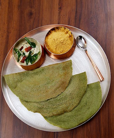 Pesarattu Dosa | Greengram Dal Pancakes with Quick Coconut Chutney » DivineTaste Pesarattu Dosa, Indian Dosa, Indian Pancakes, Rice And Lentils, Urad Dal, Coconut Chutney, Breakfast Dinner, Breakfast For Dinner, Do Not Eat