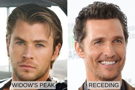 Receding Hairline vs Widow's Peak - Best Widow’s Peak Hairstyles For Men: Get Cool Widow's Peak Haircuts For Guys #menshairstyles #menshair #menshaircuts #menshaircutideas #menshairstyletrends #mensfashion #mensstyle #fade #undercut #barbershop #barber Long Hair Widows Peak Men, Widows Peak Mens Hairstyle, Men’s Haircuts Widows Peak, Windows Peak Hair Styles Men, Mens Widows Peak Hairstyles, Widows Peak Hairstyles Men, Widows Peak Hairstyles Mens, Low Fade Mens Haircut, Widows Peak Hairstyles