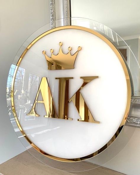 moxad.pk 3D Logo Wall Thanks for Trusting us: AK Jewellers We are specialized in customized signs and signage Get Free Expert… | Instagram Salon Signage, Business Name Sign, Engraved Wood Signs, Sign Business, Acrylic Signage, Salon Names, Salon Signs, Salon Interior Design, Gold Sign