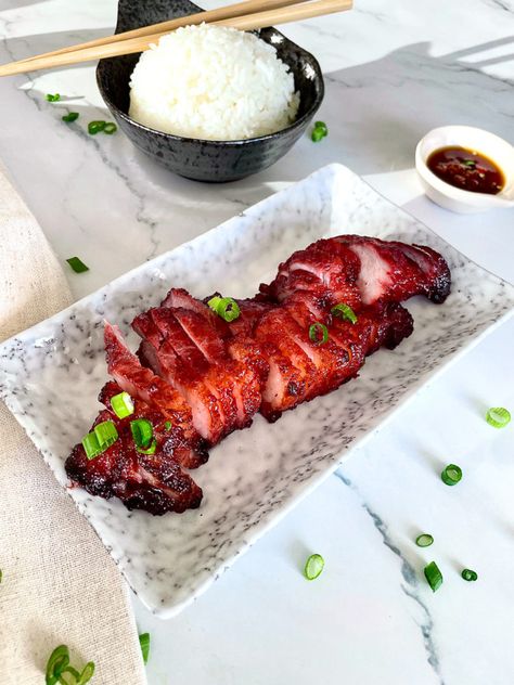 Cha Siu Pork Pork On A Stick, Char Siu Pork Recipe, Honey Chicken Wings, Vietnamese Grilled Pork, Vietnamese Pork, Char Siu Pork, Soy Sauce Chicken, Pork Skewers, The Best Air Fryer