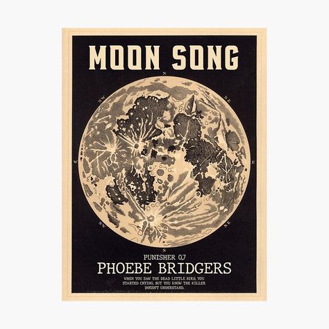 "Phoebe Bridgers Moon Song " Poster by Ophelia000 | Redbubble Moon Song Poster, Canvas Wall Art Living Room, Moon Song, Living Room Poster, Phoebe Bridgers, Room Posters, Wall Art Pictures, Music Poster, Print Pictures