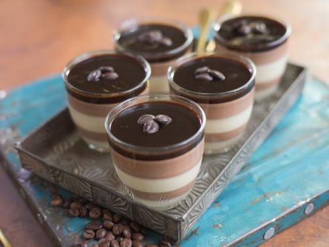 Donal Skehan, Chocolate Covered Espresso Beans, Espresso And Cream, Vietnamese Dessert, Panna Cotta Recipe, Vietnamese Coffee, Coffee Dessert, Cooking Channel, Dessert Cups