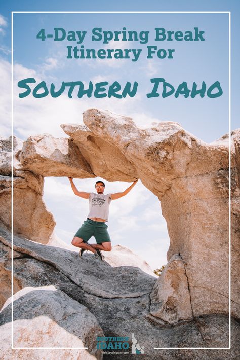 Spring Break Ideas, Idaho Vacation, Family Spring Break, Southern Idaho, Break Ideas, Idaho Springs, Spring Break Trips, Twin Falls, Family Road Trips