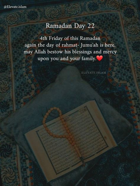 4th Friday of this Ramadan 🌙❤️ 3rd Friday Ramadan, Ramadan Day 22, Ramadan Day, Inspirational Quotes With Images, Ramadan Quotes, Quotes With Images, Ramadan, Inspirational Quotes, Quotes