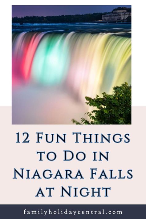 Niagara Falls is the perfect getaway in Ontario, Canada. Seeing Horseshoe Falls never gets old, and there is always something fun and exciting to do in the city. Having visited Niagara Falls too many times to count, we have created the perfect guides to the city, but what is there to do in Niagara Falls at night? You’ll be happy to know that there is a lot! Things To Do In Ontario Canada, Things To Do In Niagara Falls Canada, Niagara Falls Winter, Niagara Falls At Night, Visiting Niagara Falls, Niagara Falls Ontario, Fall Lessons, Niagara On The Lake, Winter Trip