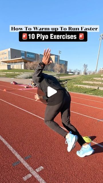 Roxroy Cato on Instagram: "How To Warm-Up To Run Faster   Today’s Training Session Was Brought to you by  👇🏽👇🏽👇🏽👇🏽👇🏽👇🏽  @onemix.official   In This Video, I am Demonstrating a series of Exercises I Incorporate into my training to help me improve my sprint Start and get a better warm-up overall   I did 5mins of dynamic stretching plus 5x 50m strides with each one being progressively faster.   Also, all of these drills can be done without using a wick cones for substitute   remember to share this information   to access the full video, please check out my YouTube channel linked in my bio ☝🏼☝🏼☝🏼☝🏼  #running #tips #strengthtraining #drills #track #sprinters #runnersofinstagram" How To Get Faster, Dynamic Stretching, Run Faster, Swimming Workout, Running Tips, How To Run Faster, Drills, Cross Country, My Youtube Channel