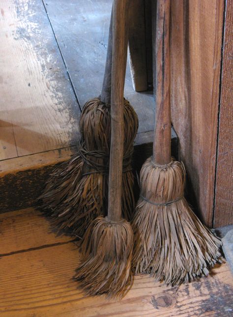 My very favorite thing - brooms! www.asimplelifemagazine.com Ella Enchanted, Brooms And Brushes, A Cinderella Story, Have Courage And Be Kind, Witch Broom, Primitive Home, Howls Moving Castle, Glass Slipper, Brooms