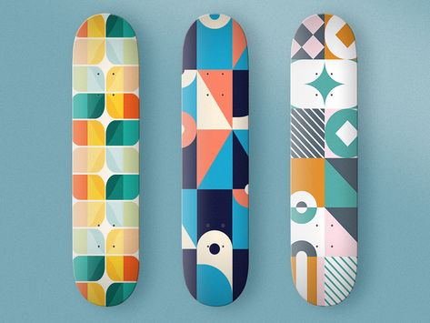 by Jon Delman Colorful Skateboard, Skateboard Brands, Festival Artwork, Skateboard Artwork, Skateboard Graffiti, Surfboard Painting, Skateboard Designs, Longboard Design, Deck Art