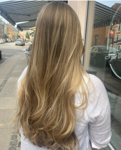 Best Fall Hair Colors, Balyage Long Hair, Warm Blonde Hair, Summer Blonde Hair, Golden Blonde Hair, Brunette Hair With Highlights, Straight Blonde Hair, Dirty Blonde Hair, Hairstyles For Layered Hair