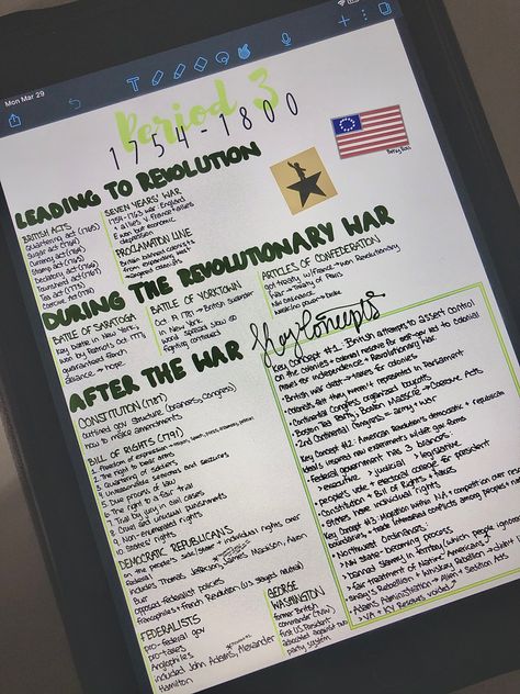 Apush Period 3 One Pager, Apush Period 3 Notes, History Notes Aesthetic Ipad, History Notes Ipad, History Lesson Aesthetic, Apush Notes Aesthetic, Apush Study Tips, Apush Period 2, Aesthetic One Pager