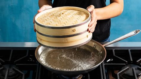 How to Use and Care for Your Bamboo Steamer | America's Test Kitchen Bamboo Steamer Recipes, Best Wok, Carbon Steel Wok, Bamboo Steamer, Whole Fish, Wok Cooking, Authentic Chinese Recipes, Steam Recipes, Steamer Basket