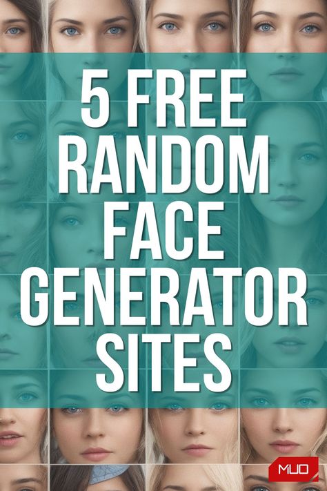 While it might sound pretty challenging, you can actually generate random human faces online now. Here are five of the best tools to use. Face Generator, Human Faces, Fake Pictures, Human Face, Female Images, Online Tools, Cool Websites, One In A Million, Marketing Tools