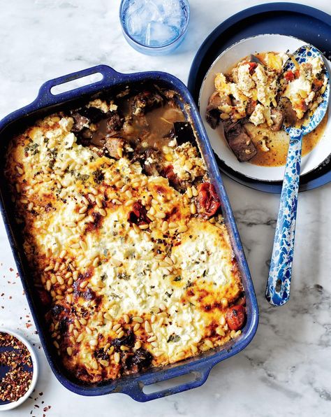 Ottolenghi Eggplant, Homemade Fondue, Savory Bakes, Eggplant Moussaka, Yotam Ottolenghi Recipes, Keto Board, Savoury Bakes, One Pan Pasta, Ottolenghi Recipes