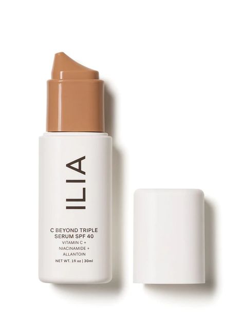 C Beyond Triple Serum SPF 40 Normal Skin Care Routine, Ilia Beauty, Tinted Sunscreen, Toxic Skincare, Brighter Skin, Tinted Spf, Skin Tint, Beauty Finds, Best Sunscreens