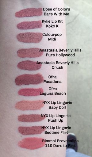 Kvd Lipstick, Nyx Lip Lingerie, Anastasia Liquid Lipstick, Lipstick Tattoos, Lipstick For Fair Skin, Nyx Lip, Kylie Lip Kit, Nyx Lipstick, Lipstick Designs