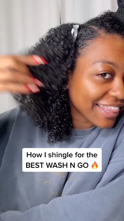 Side Part Wash And Go, Side Part Wash And Go Natural Hair, Wash And Go Natural Hairstyles, Wash N Go Hairstyles, Wash N Go, Wash And Go, Going Natural, Black Hairstyles, Side Part