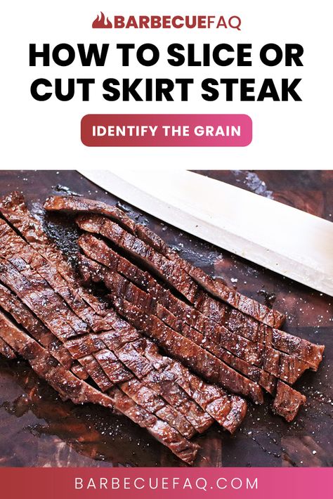 how to slice skirt steak Asada Marinade, Carne Asada Marinade, Steak In Oven, Beef Meals, Flank Steak Recipes, Round Steak, Steak Cuts, Sliced Steak, Food Tech