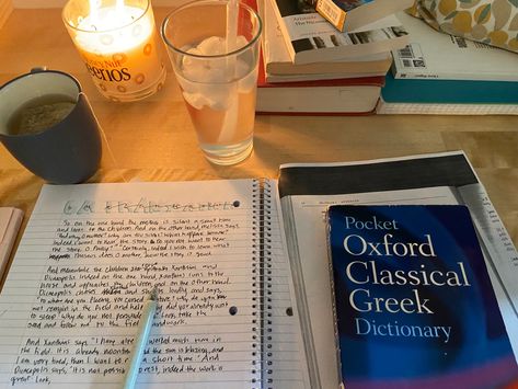 Ancient Greek Aesthetic, Study Aesthetic Motivation, Aesthetic Study Motivation, Greek Aesthetic, Aesthetic Motivation, Learn Greek, Learning Languages Tips, Aesthetic Study, English Major