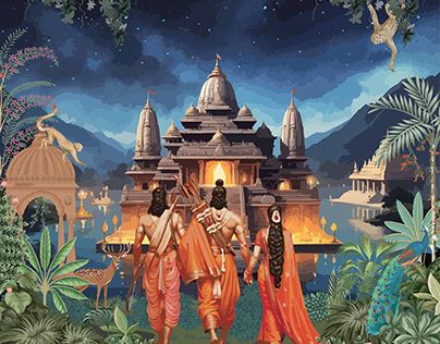 Check out new work on my @Behance profile: "The story of Diwali: Rama returns to Ayodhya" http://be.net/gallery/199502125/The-story-of-Diwali-Rama-returns-to-Ayodhya Story Of Diwali, Ayodhya Diwali, Diwali Board, Diwali Story, Diwali Painting, Moonlit Forest, Siya Ram, Diwali Poster, Acrylic Portrait Painting