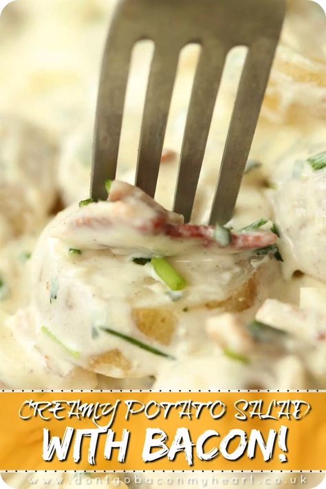 Food Photography: Creamy Potato Salad with Bacon  #Potato Check more at http://homedecorstylepin.badpin.us/food-photography-creamy-potato-salad-with-bacon/ Potato Salad With Bacon, Salad Bacon, Potatoe Salad, Egg Potato, Sea Foods, Potato Salads, Recipes Salads, Bacon Potato Salad, Hard Boiled Egg