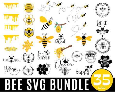 Bumble Bee Craft, Bee Quotes, Bee Clipart, Sticker Design Inspiration, Folder Design, Garden Art Diy, Planner Binder, Spring Design, Bee Crafts